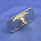 395C: Rectangular rear view mirror - 152mm x 82mm, equivalent to Lucas Type 160 - Chrome plated from £146.45 each