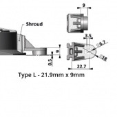 FOOT5: Fan Foot Type 'L' COMEX - 0005 from £1.13 each