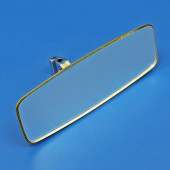 MGBGLD: Classic rear view mirror - Rod mounting, gold backed, MGB application from £28.40 each