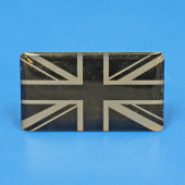 UNIONBLKBDG: Union jack 3D flag badge, self adhesive (pair) from £6.92 pair