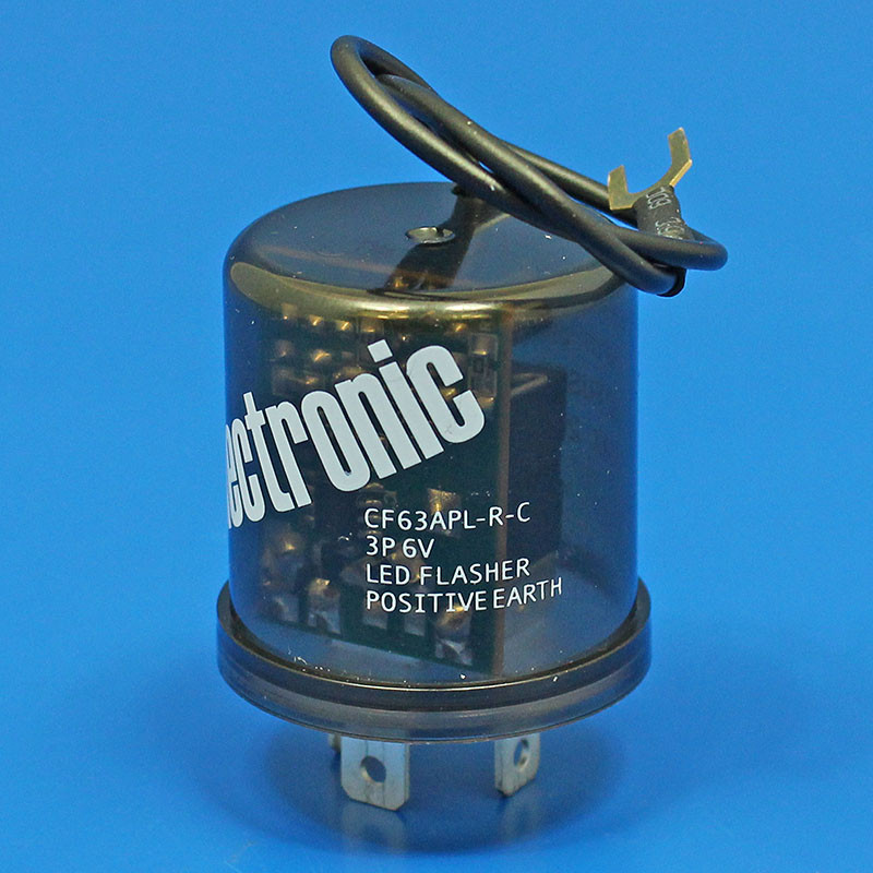 LEDFLASH3: LED Flasher Relay - 3 pin plus Earth lead - Relays ...