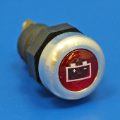 CA1235RBA: Panel mounted warning light - Red, Battery symbol from £6.98 each