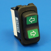 DUSW14: Rocker type indicator switch - Illuminated, IVA approved, On/Off/On from £23.10 each