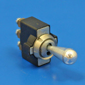 30033: Toggle type indicator switch - Aluminium knob, On/Off/On from £6.92 each