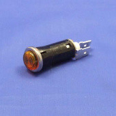 0609A: Chrome rimmed panel warning light - Amber lens from £4.40 each