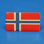 NORFLAG: Norway 3D flag badge, self adhesive (pair) from £7.90 pair