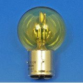 B5912BY: Marchal type 6 Volt 45/40W BA21D base Headlamp bulb - Yellow bulb from £9.90 each