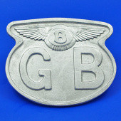900B: Cast GB plate with Bentley wings from £45.77 each