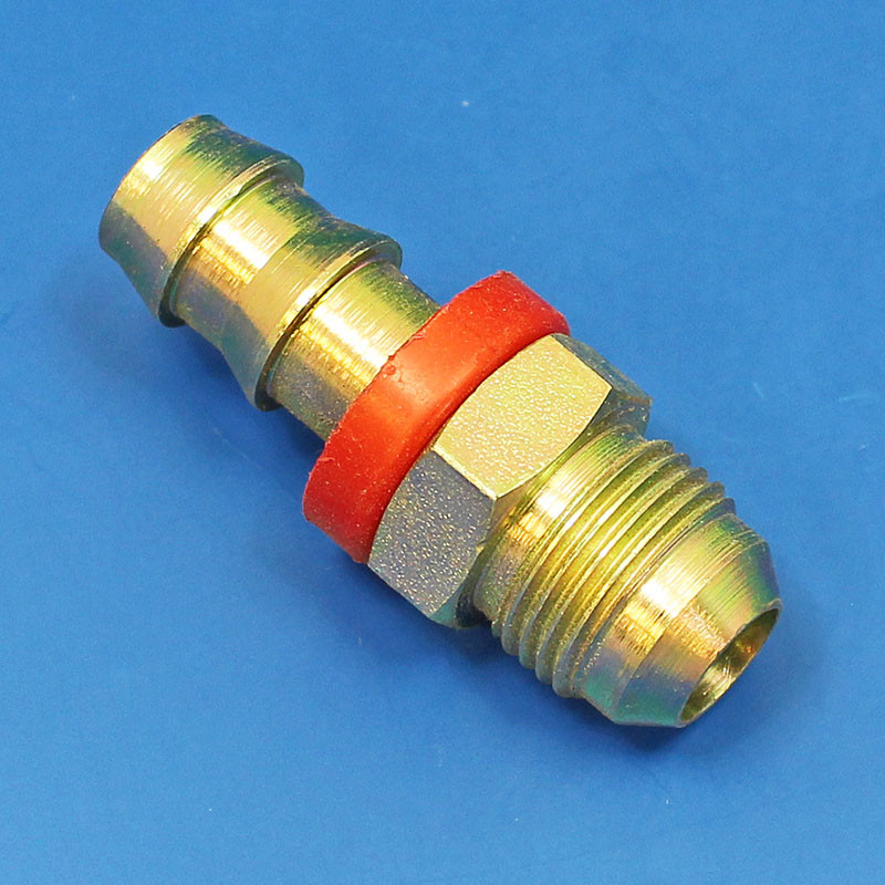 8JICM1/2PSTR PUSH ON hose fitting 8 JIC male for 1/2" hose Oil