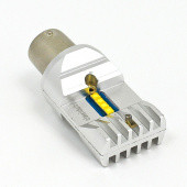 BA15SLED-S43AX: White premium 12 & 24V LED Headlamp - SCC BA15S base from £23.55 each