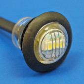 LEDBUTCA: Button LED Clear with AMBER light from £10.11 each