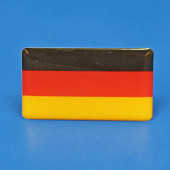 GREBDG: German 3D flag badge, self adhesive (pair) from £6.92 pair