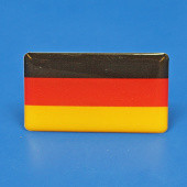 GREBDG: German 3D flag badge, self adhesive (pair) from £6.92 pair