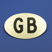 474: GB plaque - Engraved aluminium 190mm x 110mm from £34.09 each