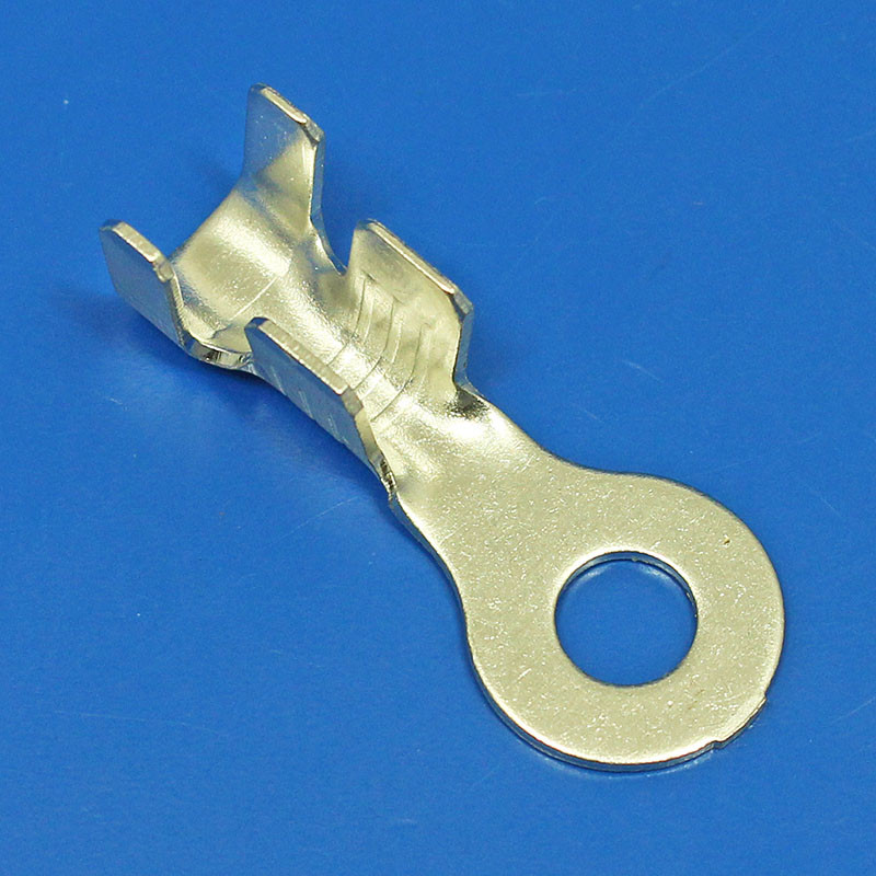 ACDC 8 AWG Ring Terminals (25 Pack) | Tinned Copper With 1/4 Inch Hole