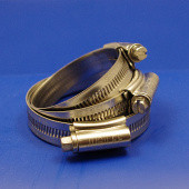 779: Jubilee brand hose clip/hose clamps - For 12mm to 80mm diameter from £3.96 each
