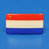 HOLBDG: Holland 3D flag badge, self adhesive (pair) from £6.92 pair