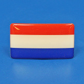 HOLBDG: Holland 3D flag badge, self adhesive (pair) from £6.92 pair