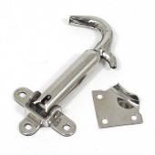 A-16750-3: Bonnet catch - Polished Stainless steel - Three hole mount bracket from £32.37 each