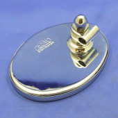720N: Oval rear view mirror -  3/8