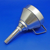 456-Funnel: Funnel with strainer - Removable nozzle and strainer gauze from £21.38 each