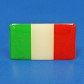ITFLAG: Italy 3D flag badge, self adhesive (pair) from £5.85 pair
