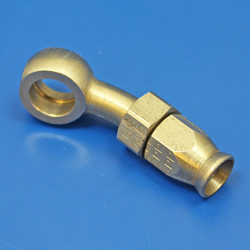 033/8BANEX20SS 3 hose to 3/8" UNFM101/8" BSP extended 20 deg BEND