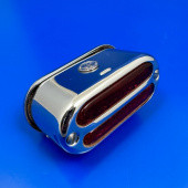 ST52C: 'Toby' rectangular rear lamp - Equivalent to Lucas ST52 type, CHROME finish with number plate illumination from £88.36 each