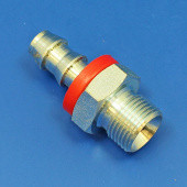 3/8BSPM-3/8P-STR: PUSH ON hose fitting 3/8