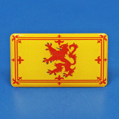 SCOTBDG1: Scotland royal 3D flag badge, self adhesive (pair) from £11.34 pair
