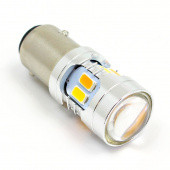 CSILEDWY: White & Amber 6V & 12V LED Combined Side & Indicator lamp - OSP BAY15D fitting from £9.55 each